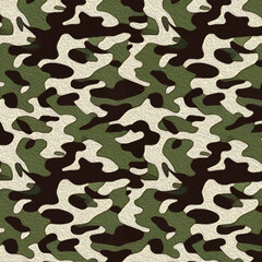 Camo style background pattern for fabrics. Oil painting