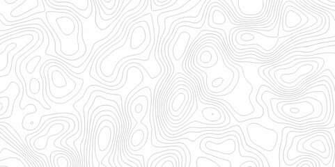 Obraz premium Vector black wave curve Topography grid map. white wave line geography landscape Topo contour map on white background. Geographic mountain relief diagram line pattern.