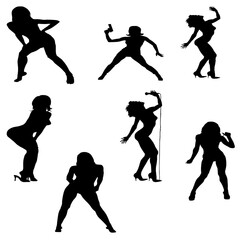 These 7 sexy lady pose vectors can be used to add a touch of elegance and beauty to your project. 