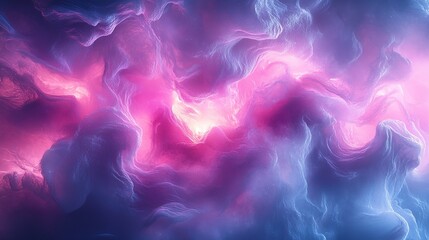 Fototapeta premium Radiant neon lights bending in a futuristic tunnel vision