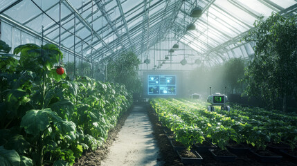 Intelligent agricultural planting facilities greenhouses