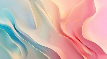 Obraz premium Pastel digital screen template with abstract color gradient for web design