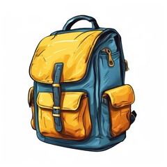 Fototapeta premium the AI Image Generator, Rucksack in different materials.