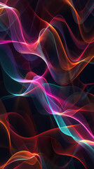 Abstract lines of modern art, unique line art