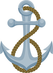 Ship Anchor Boat Rope Nautical Illustration © Christos Georghiou