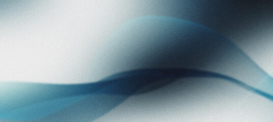 Obraz premium Flowing abstract blue wave against a textured white background