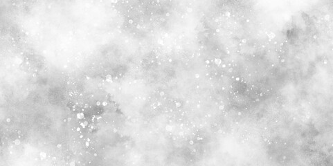 white snow background with clouds, light bokeh background for design, beautiful white watercolor background with glitter particle, A winter background with snowflakes and randomized floating bokeh.