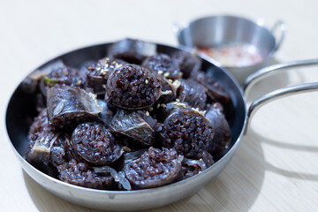 Sundae is a type of blood sausage in Korean cuisine. sometimes anglicized as soondae.