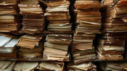 Fototapeta premium Examine the role of paper in scientific research.