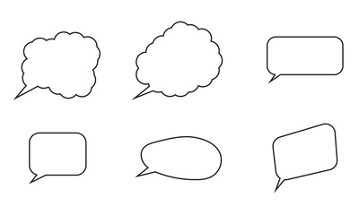 Obraz premium Speech Bubble icon set .Set of speech bubble. Speech bubble comic