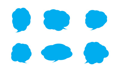 speech bubble set