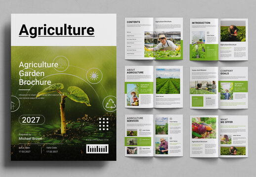 Agriculture Brochure Layout