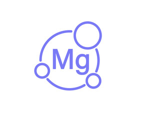 Magnesium Minerals Element Vector Icon Supplement