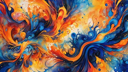 abstract background multi colour