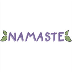 a vector of a yoga quote