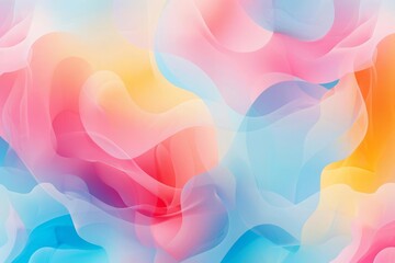 Abstract background with colorful gradient blobs, Organic, Soft Colors, Smooth, Artistic
