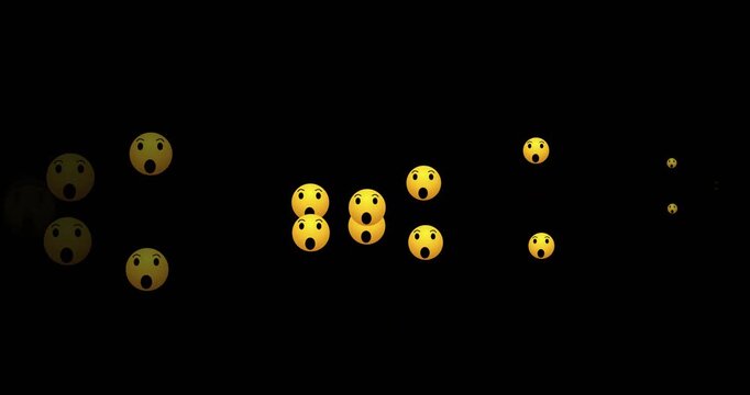 4K cool live reactions of Social media oops emoji in an alpha channel. Easy to use. Social media live reactions for all Social media live stream chat. Live-style animated icon for live-stream chat. 