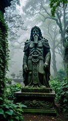 Fototapeta premium The Guardian of the Forgotten Garden