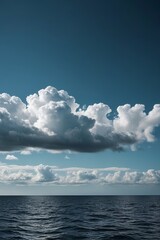 Fototapeta premium a large cloud over
