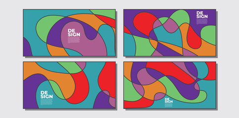 Abstract colorful psychedelic pop art background for summer