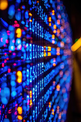 Obraz premium Futuristic Digital Data Flow