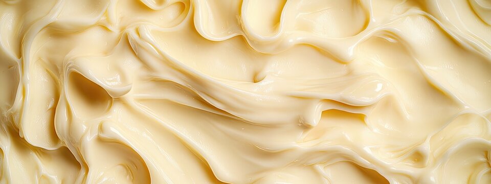 The texture of mayonnaise or buttercream.