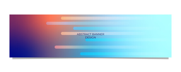 BANNER 27 WITH STRIPED GRADIENT THEMES
