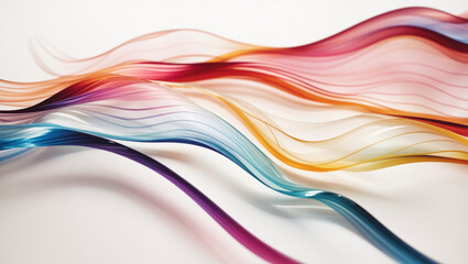 Obraz premium abstract colorful wave background