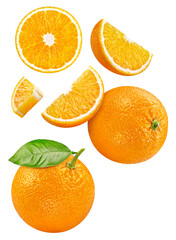 Orange isolated on white background