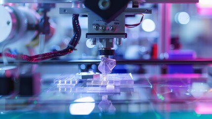 Fototapeta premium Examine the potential of 3D printed electronics.