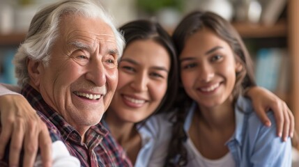 Fototapeta premium Family Time: Spending quality time with family, fundamental for nurturing relationships, creating a supportive environment, and enjoying shared experiences. 