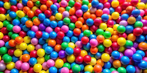 Colorful and lively assortment of multicolored balls wallpaper for playful spaces , vibrant, playful, energetic, dynamic