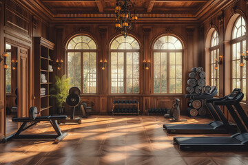 Gym interior