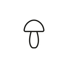 Mushroom icon illustration isolated vector sign symbol
