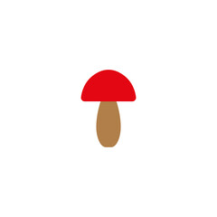 Mushroom icon illustration isolated vector sign symbol