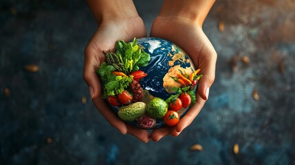 Hands Holding the Earth