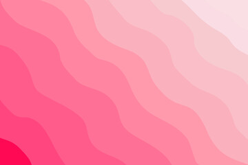 Aesthetic pink shades backdrop. Abstract pink waves background. Organic wavy stripes pattern with gradient texture. Nature curvy landscape with lights, shadows.