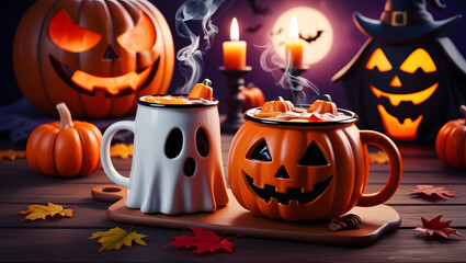 halloween pumpkin, ai generated