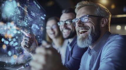 Obraz premium Teamwork and Innovation