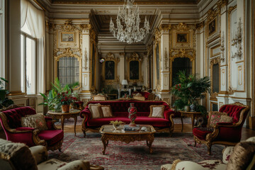 Obraz premium Old castle interior