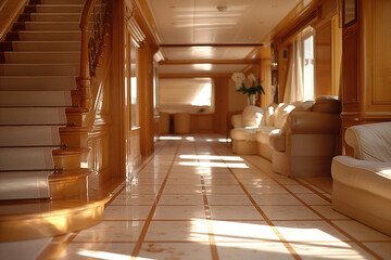 Yacht interior