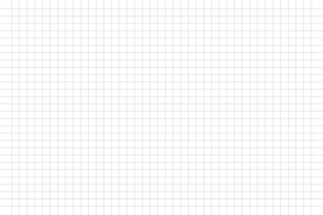 White sheet of paper background, checkered exercise book. Vector illustration