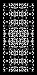Fototapeta premium Geometric and simple pattern for panel, background, cutting art, and decoration