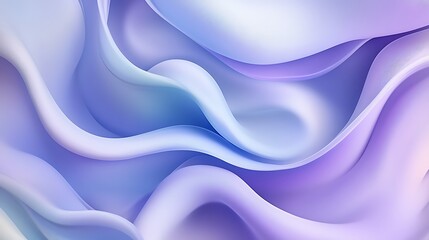 Obraz premium Seamless Abstract with Swirling Patterns in Lilac and Chambray Blue