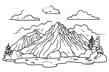 Coloring Book Illustration