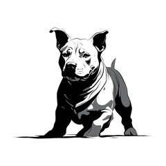 Pitbull Vector Design: Perfect for Logos and Prints