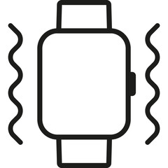 Smart Watch, Vibrate Notification Icon