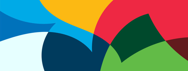 Summer dynamic shape doodle background vector design. Wallpaper for banner, magazine, social media, creative album, art cover editable layout illustration template.	
