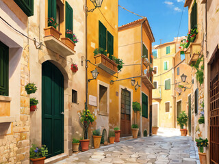 南ヨーロッパの街並み