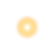 Gold glow light glowing effect. Transparent radial gradient circle